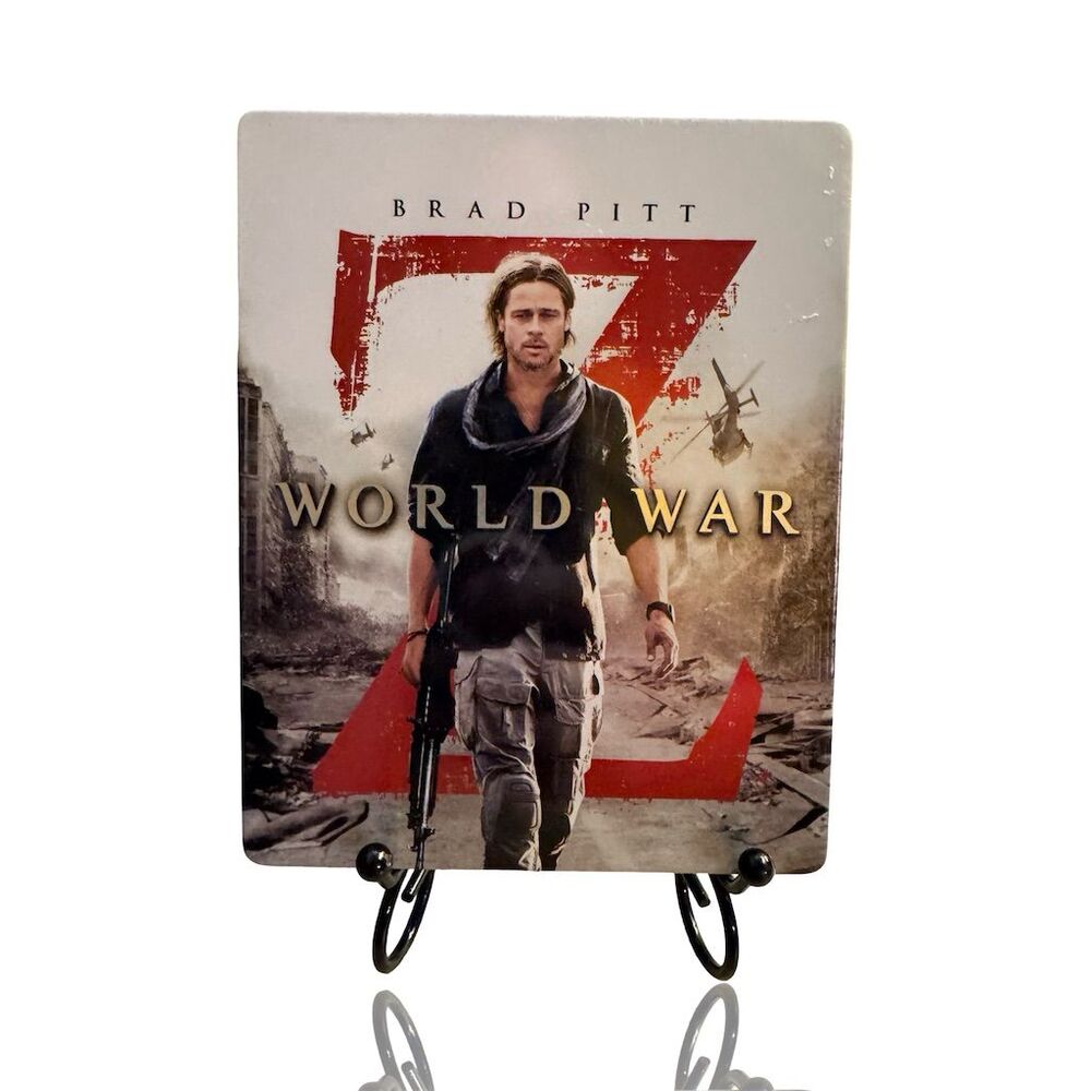 World War Z Steelbook Blu-ray Brad Pitt Action Thriller 2013 Special Features